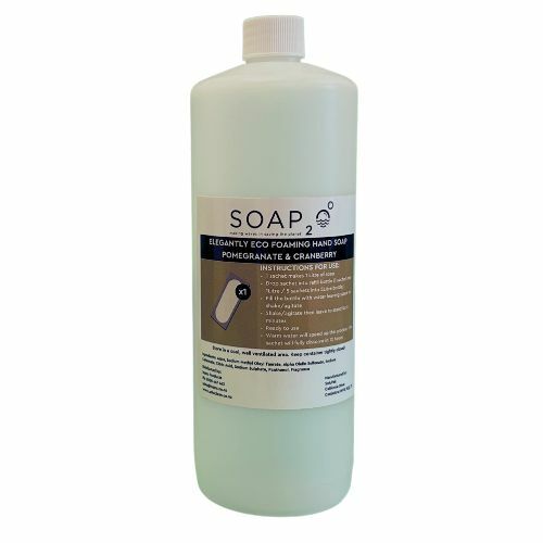1Litre empty bottle & label for Soluclean soap