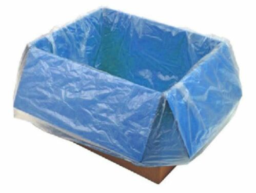 Carton Liner Gusseted Polyethylene Bag - Blue 650x350x650mm 30mu - Matthews