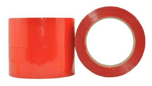 Premium Acrylic Packaging Tape - Red, 48mm x 100m - Matthews