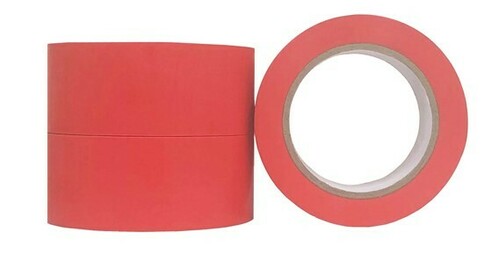 PVC Floor Marking Tape - Red, 48mm x 33m x 150mu  - Matthews