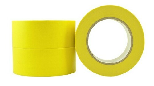 PVC Floor Marking Tape - Yellow, 48mm x 33m x 150mu  - Matthews