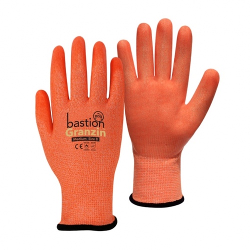 Silicone Grip Heat Resistant Gloves, Large (9) Granzin - Bastion