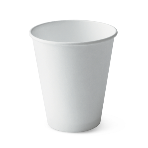 12oz Single Wall Hot Cup White 89mm - Detpak