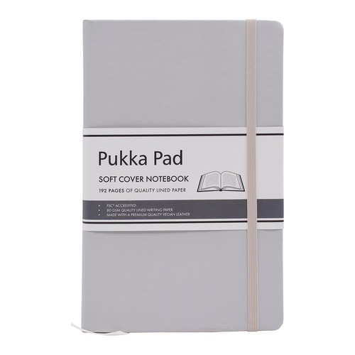 Pukka Signature Soft Cover Notebook 13x21cm Lined Oatmeal