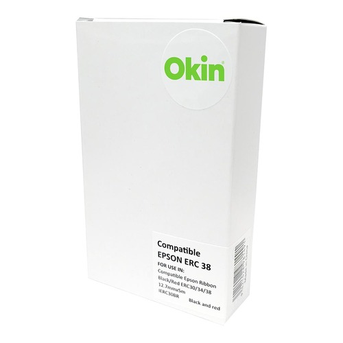 Okin Compatible Epson ERC30 Black and Red Ribbon