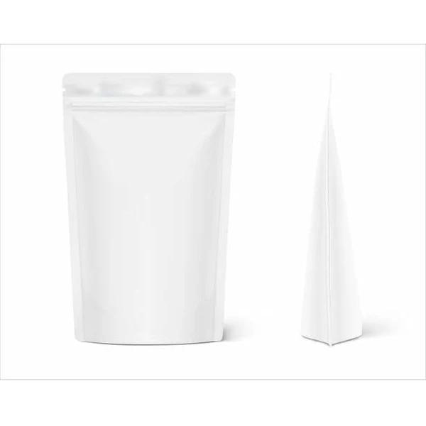 Stand Up Pouch 250g, Zip Lock with Valve, White Matte Carton 500