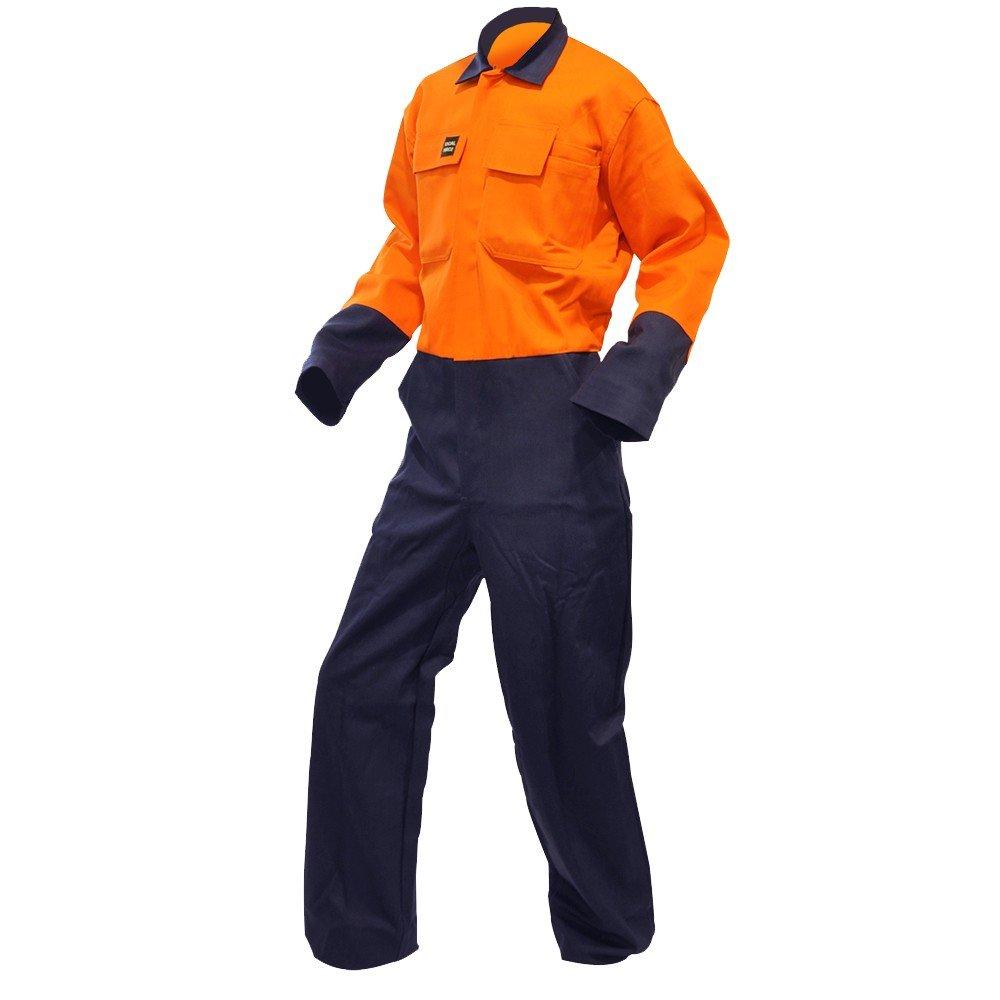 Fr Overall, 320Gsm, Orange/Navy, Do.12 Cal-Size 4
