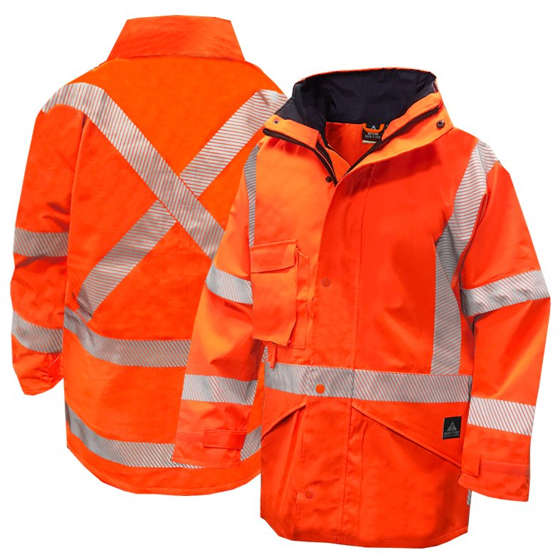 Torrential Rain Jacket, Orange-Size 8Xl