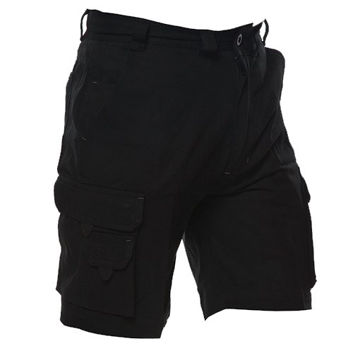 270Gsm Cargo Shorts, Black-Size 92R