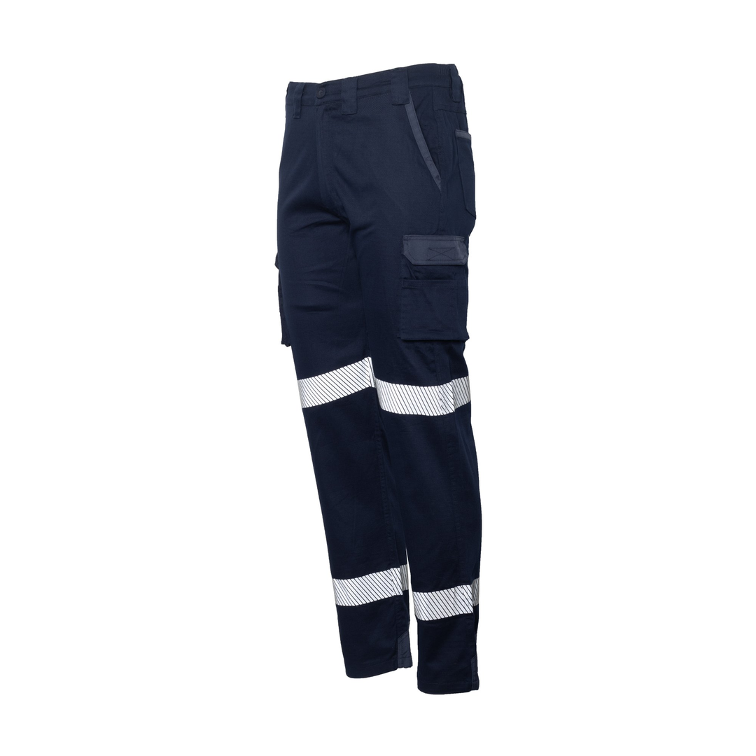 220Gsm Light Cargo Trousers, Ripstop, Navy With Ta-Size 102