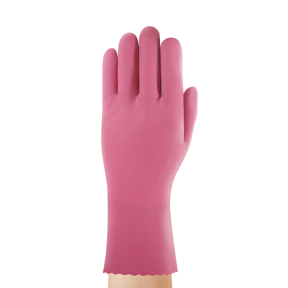 Ansell AlphaTec 87-352 Latex Chemical Gloves – Ideal for Households and Light Duties - 10