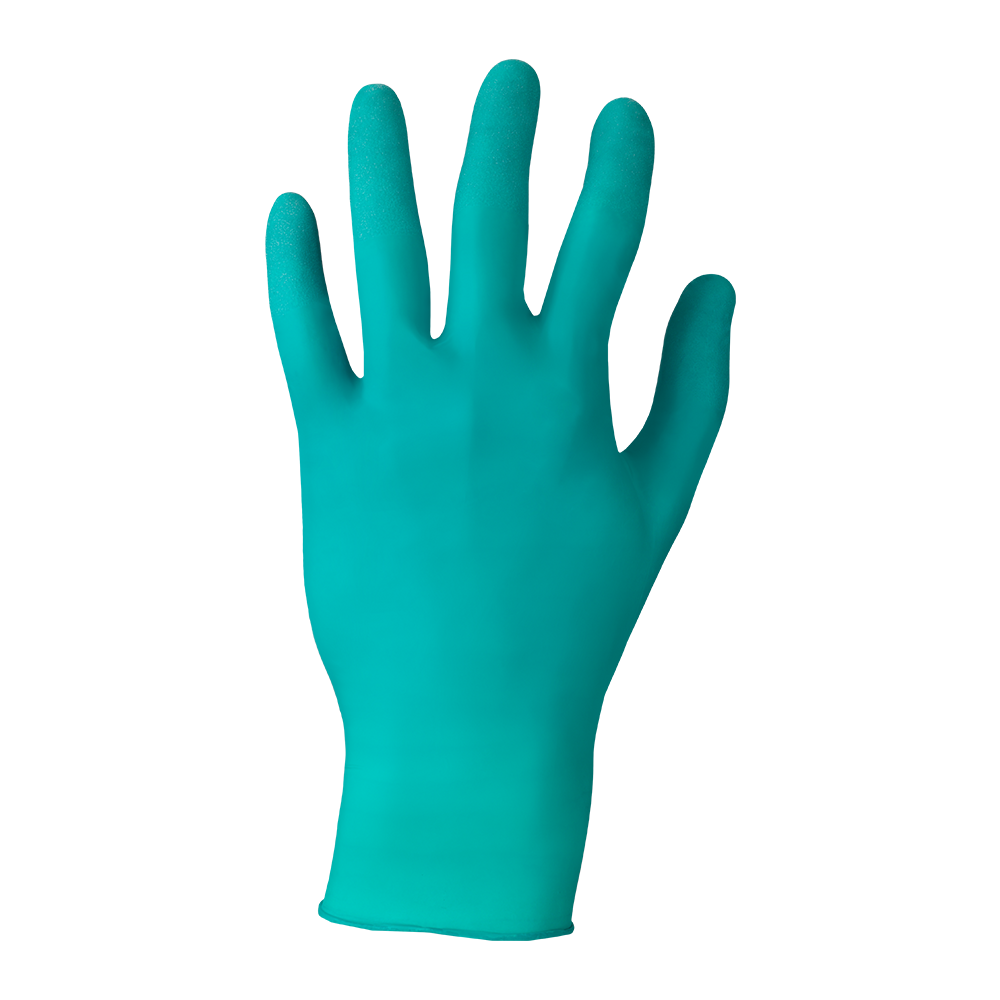 Ansell TouchNTuff 92-500 Powdered Nitrile Disposable Gloves – Chemical Splash Protection - XL