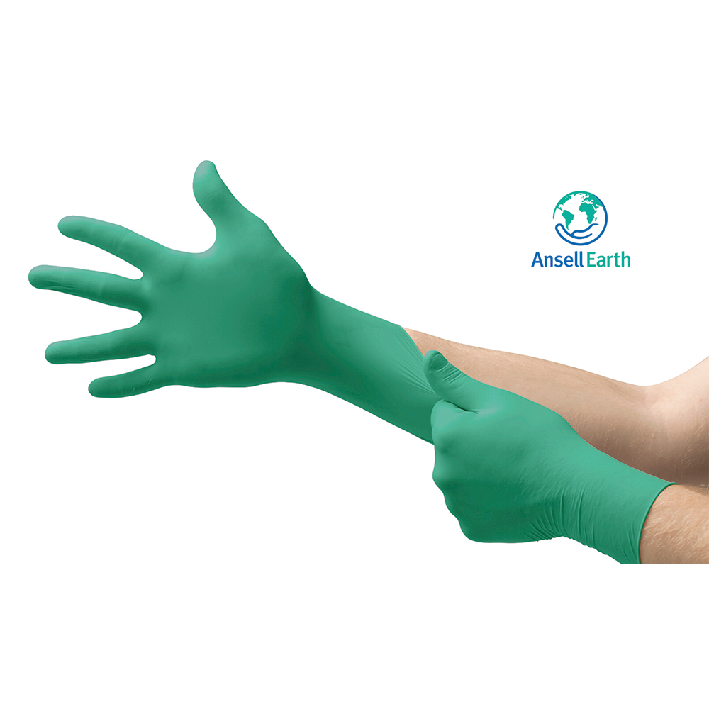 Ansell TouchNTuff 92-600 Powder-free Nitrile Disposable Gloves – Chemical Splash Protection - L