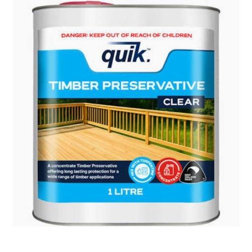 Timber Preservative Concentrate Clear 1 Litre x 18 - QUIK