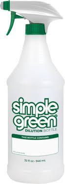 Empty Dilution Bottle 1 Litre x 12 - Simple Green