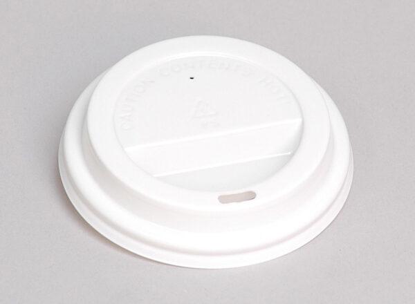 White 4oz Plastic Coffee Cup Lid - Coastal