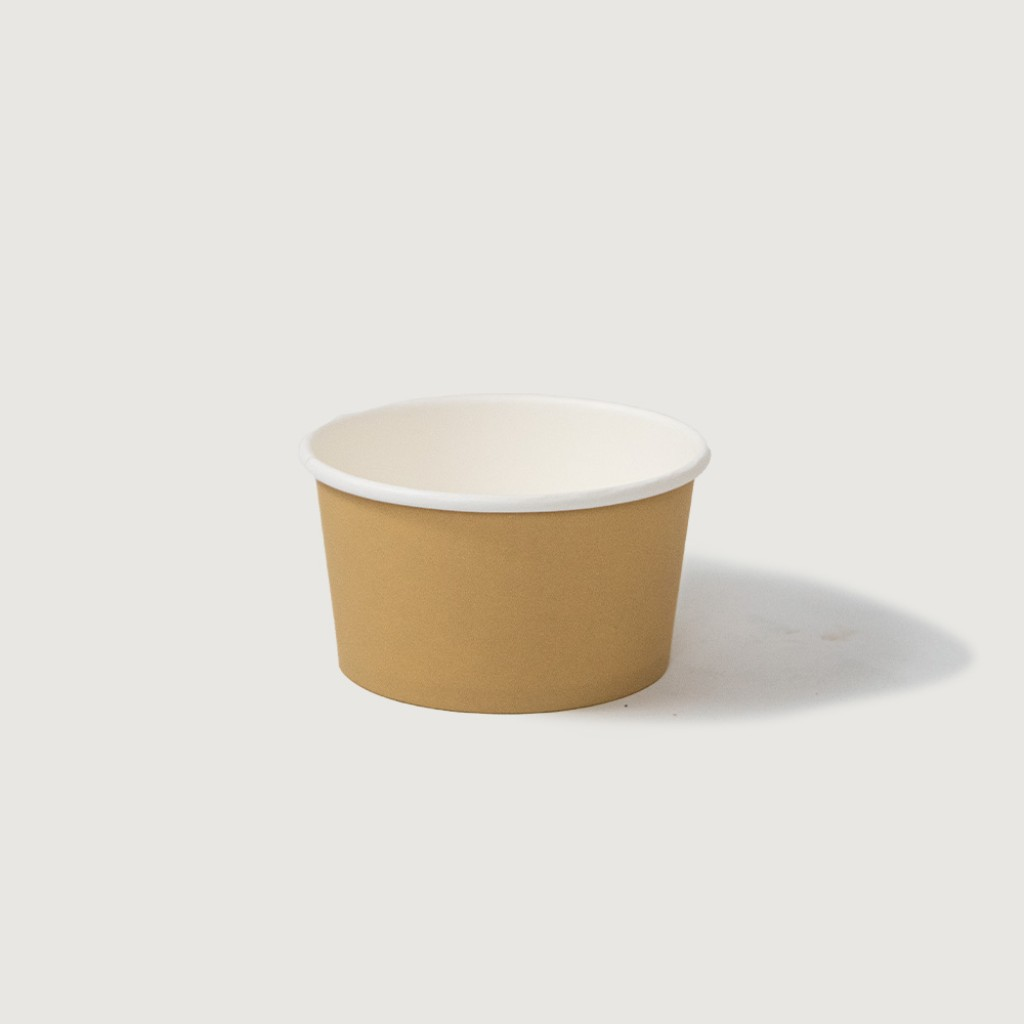Round Paper Cup 12oz Kraft - IKON