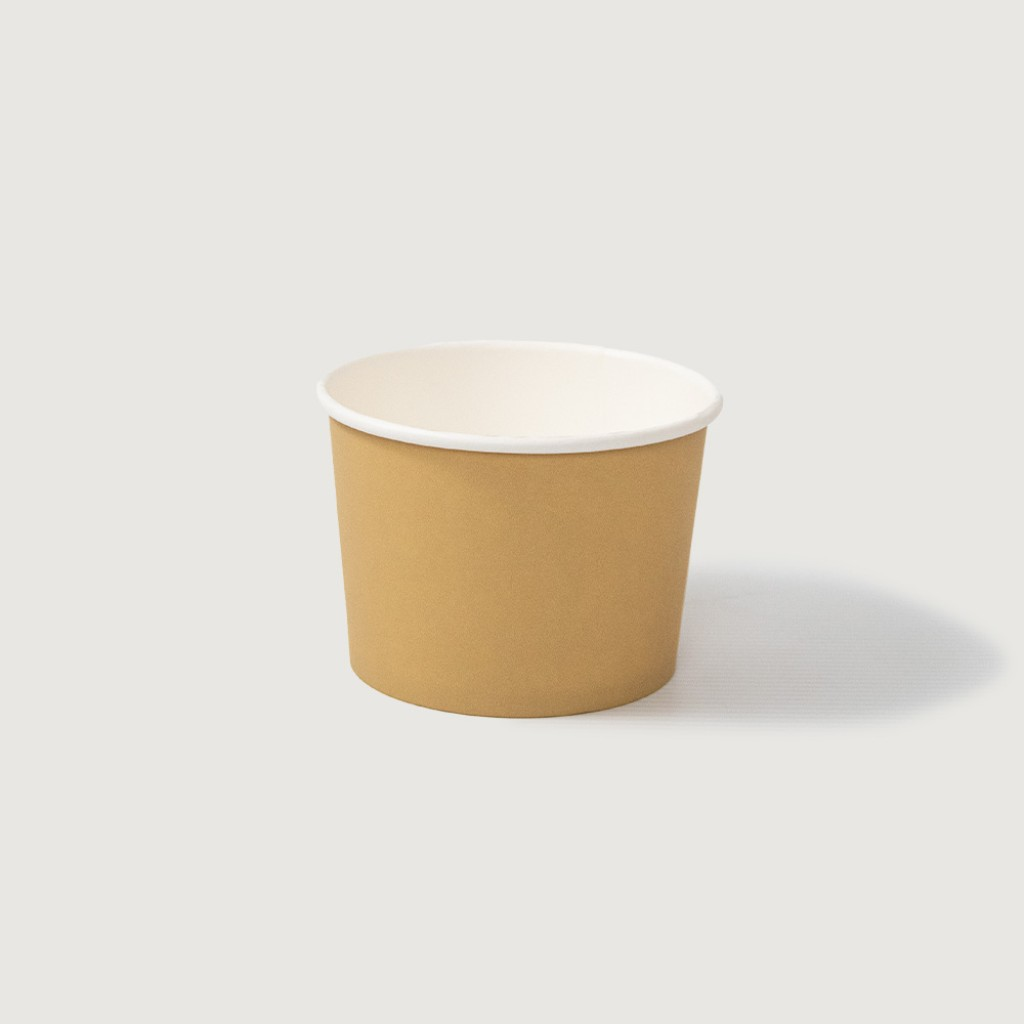 Round Paper Cup 16oz Kraft - IKON