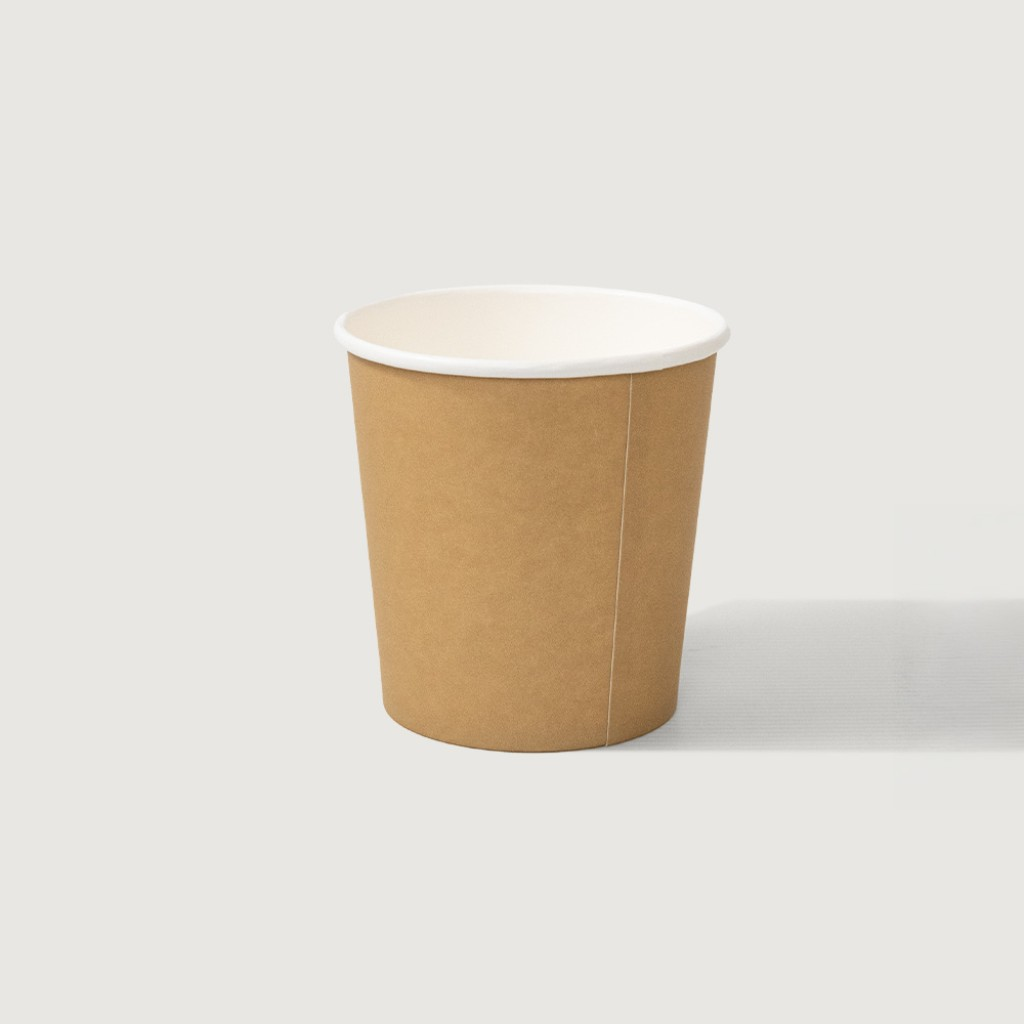 Round Paper Cup 24oz Kraft - IKON