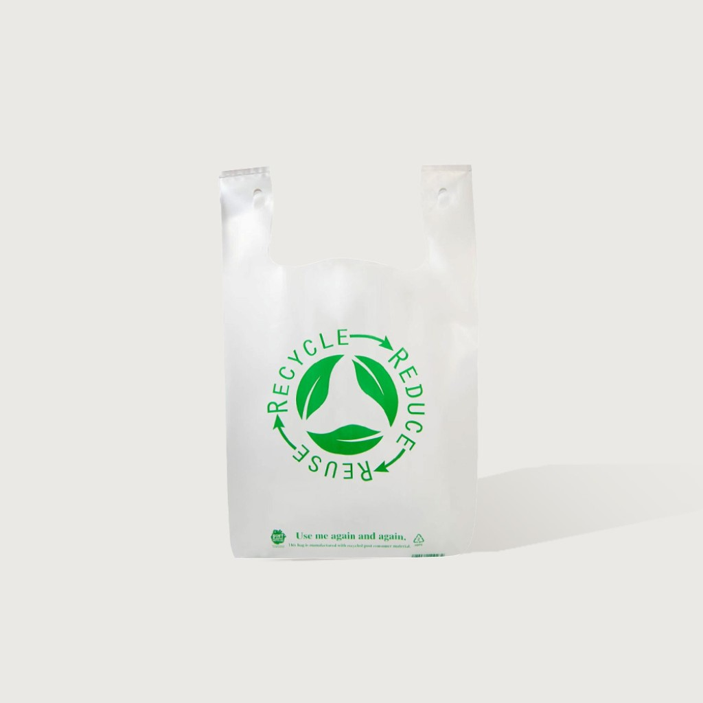 Large bin liner with handles Natural 70um - IKON