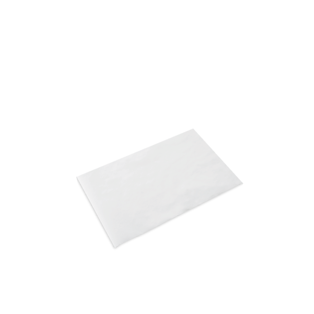 Wrap BL greaseproof 1/4 plain white dispenser white 200 x 330 - Detpak
