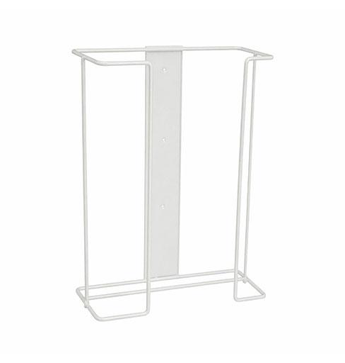 Triple Wire Glove Holder - White, 285mm x 90mm x 360mm - Matthews