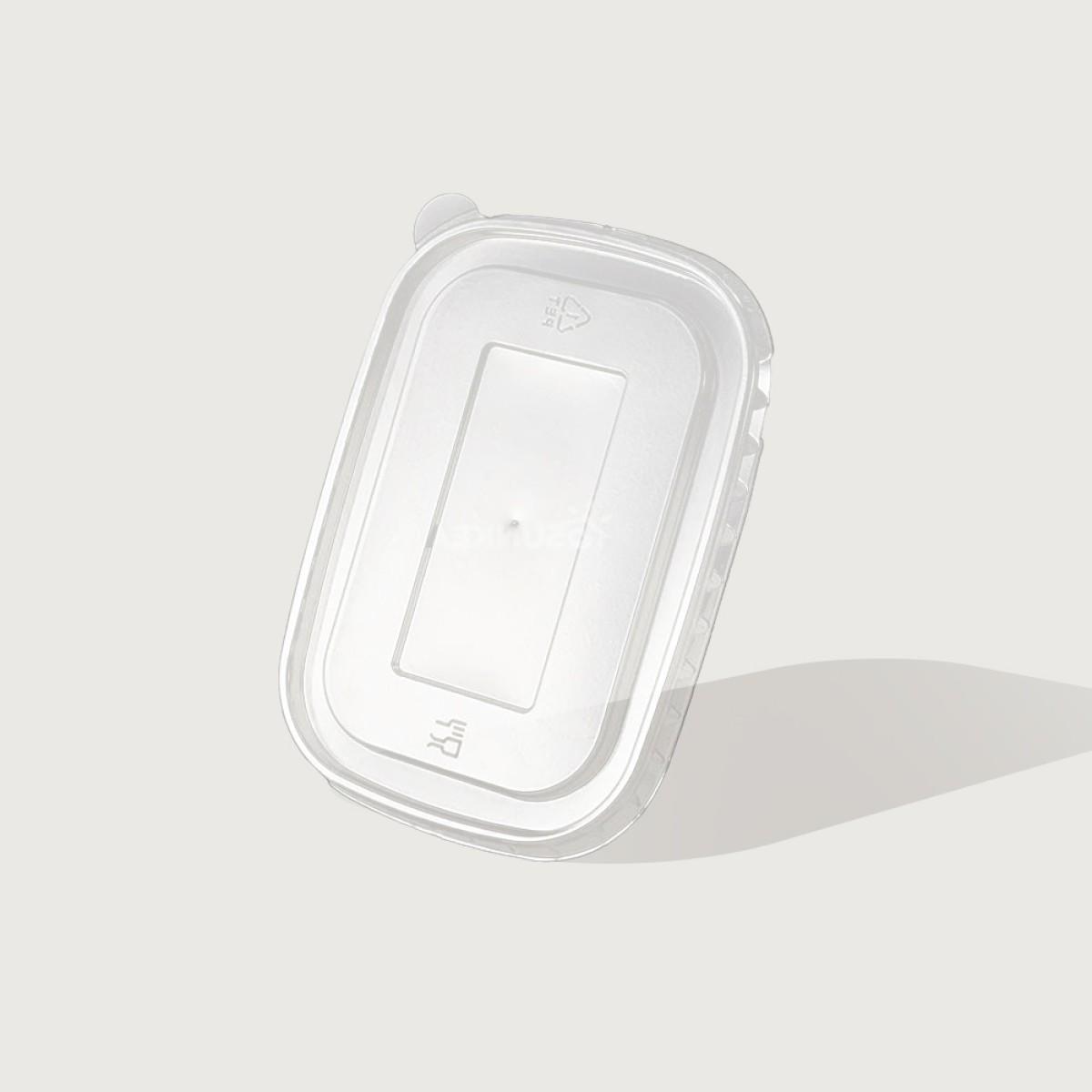 Lid PET Rectangle Container 500-1000ml - IKON