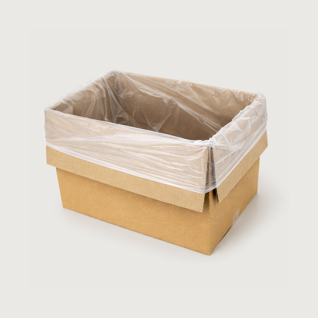 FS6 carton liner 16 micron - natural, 635 x 380 x 635 mm - Carton 500 - IKON
