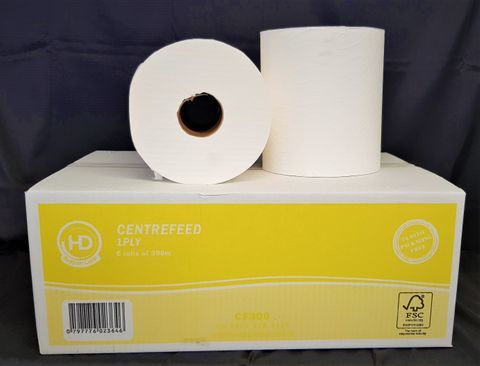 Centrefeed Paper Towels 1ply - Hygiene Direct