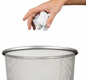 Most paper towels are not recyclable