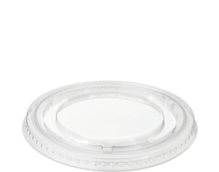 Flat Sundae Cup Lids, No Slot, Large (suit CA-SUN12) - Castaway