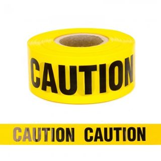 Tape "CAUTION" Black on Yellow, 75mm x 250m - Esko