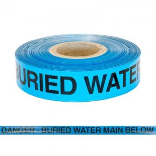 Foil Detectatape Trench Tape "Buried Water Main" 304m - Esko