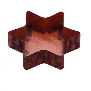 Baking Mould Paper Star Single Serve - Confoil