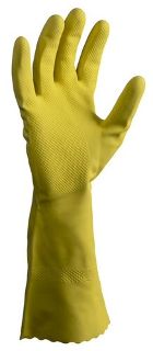 Silverlined Latex Gloves Powder Free - Yellow, 2XL, 300mm Cuff, 70.0g - Matthews