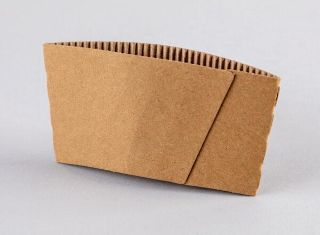 Kraft Sleeves for 8oz uni, 12oz, 16oz Coffee Cups - Coastal