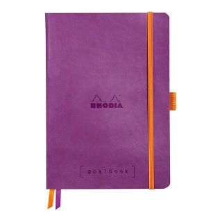 Rhodiarama Goalbook A5 Dotted Purple