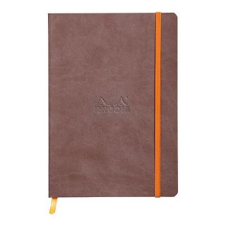 Rhodiarama Softcover Notebook A5 Dotted Chocolate