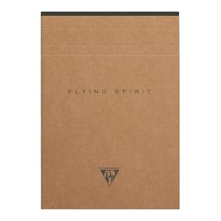 Flying Spirit Clothbound Notepad A5 Kraft