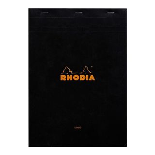 Rhodia Bloc Pad No. 18 A4 Lined Black