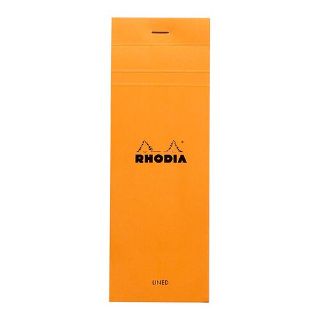 Rhodia Bloc Pad No. 8 Shopping Lined Orange