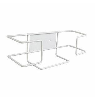Single Wire Glove Holder - White, 105mm x 90mm x 285mm - Matthews